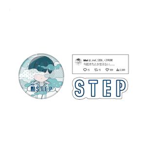 Mel 1st LIVE TOUR 「STEP」 缶バッジ＆ステッカーセット