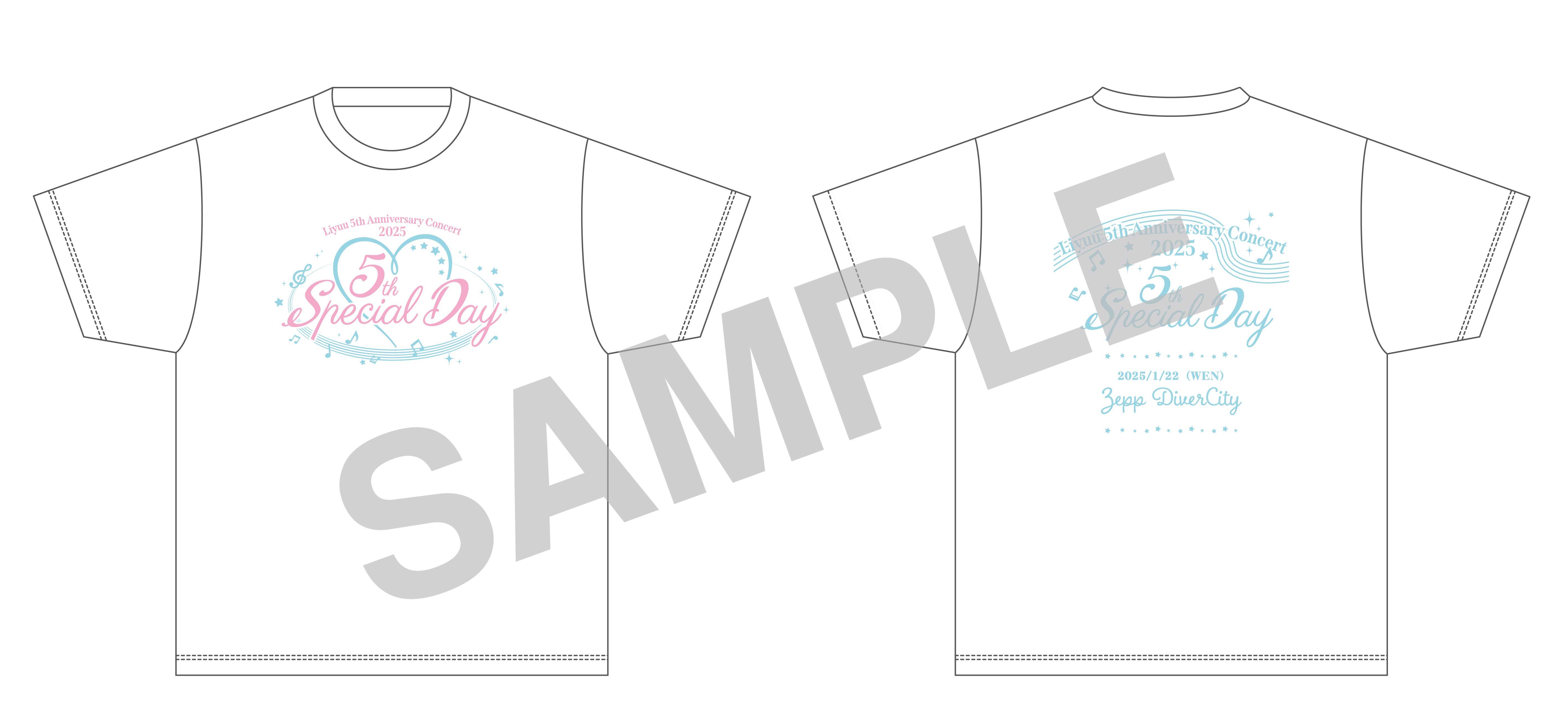 Liyuu 「5th Special Day」 Tシャツ